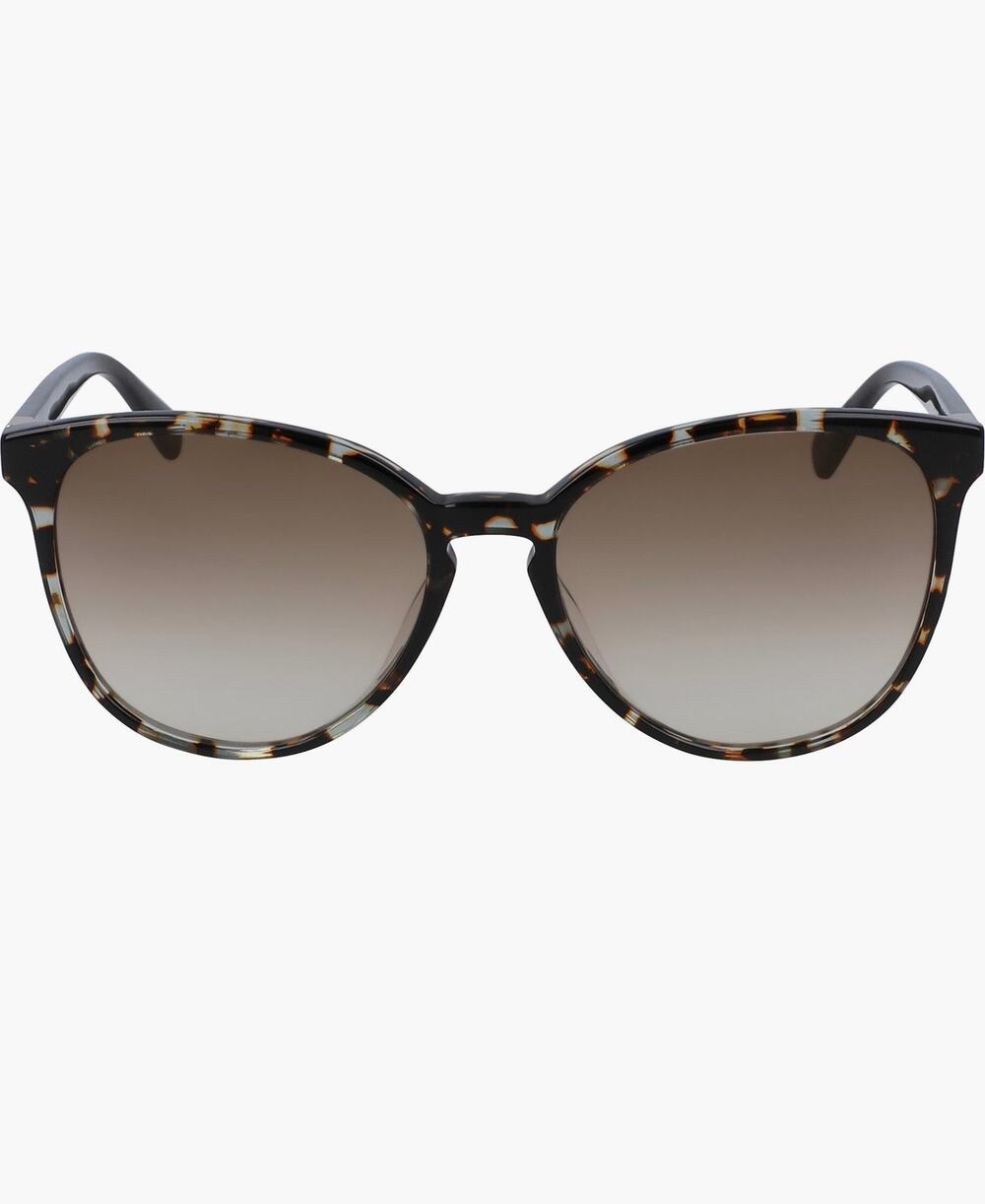 Longchamp Le Pliage Cat Eye Sunglasses, Havana Brown Tortoiseshell NWT